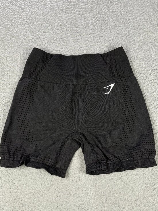 Gymshark Pants - Gymshark Vital Seamless Shorts Womens XS Black Biker Workout Athletic Gym